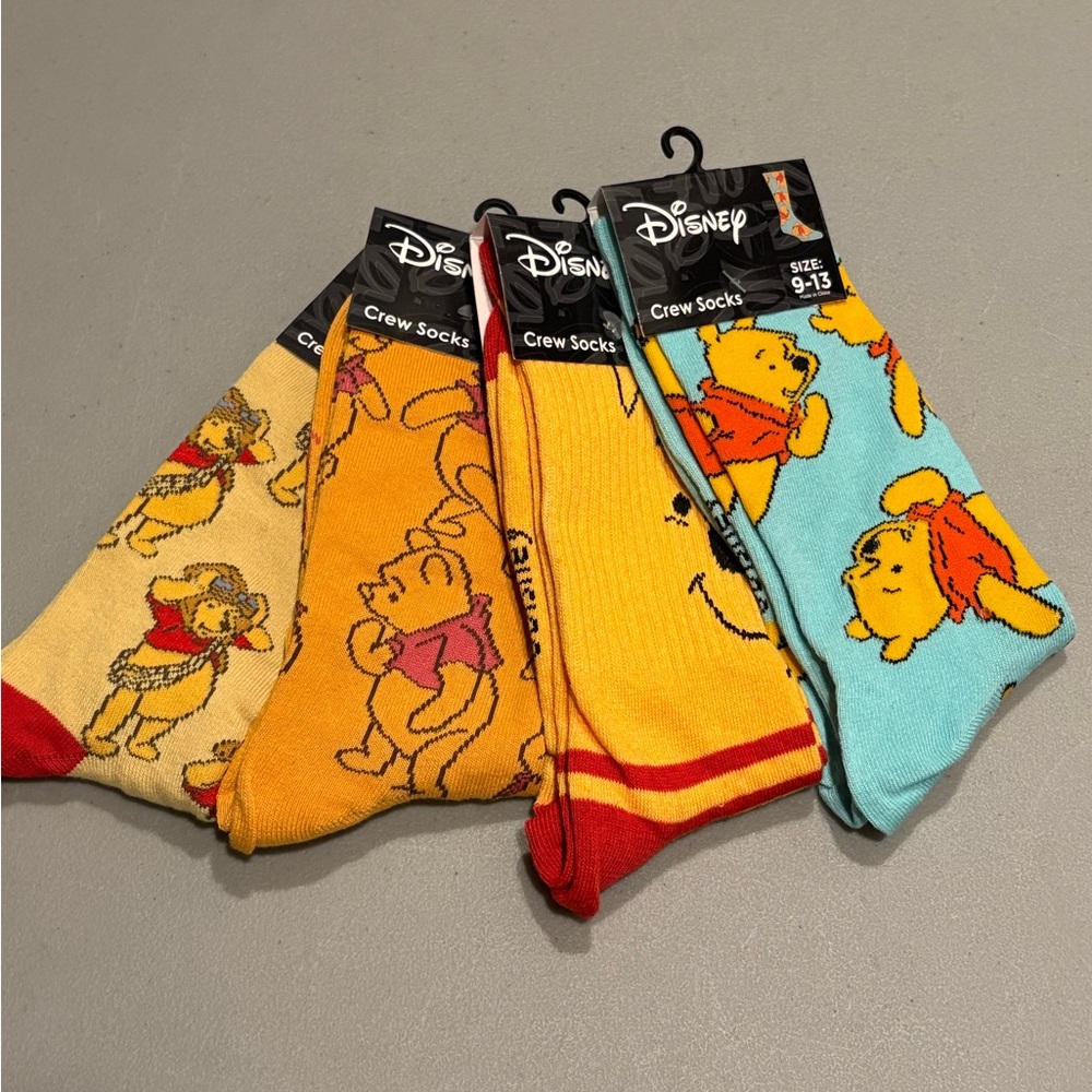 Disney Winnie the Pooh socks Bundle